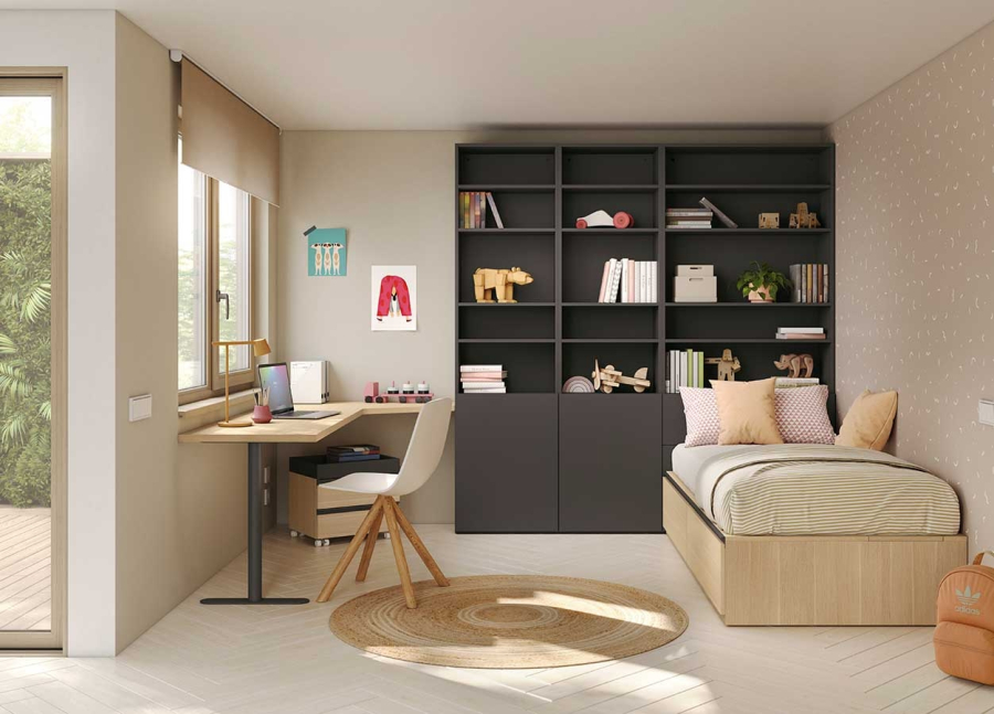 Habitación juvenil moderna