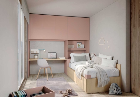 Dormitorio juvenil con escritorio Stay Young 6
