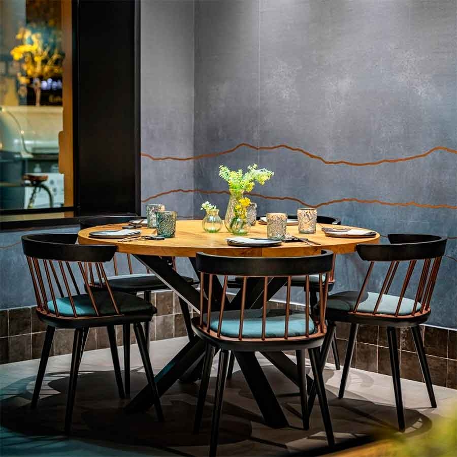 Mesa Brut redonda | Mesas de comedor en Muebles Lara