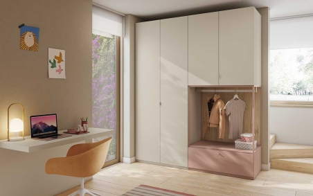 Dormitorio juvenil fabricado en melamina