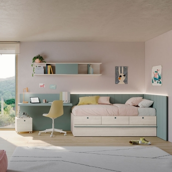 Dormitorio juvenil Stay Young composición 24