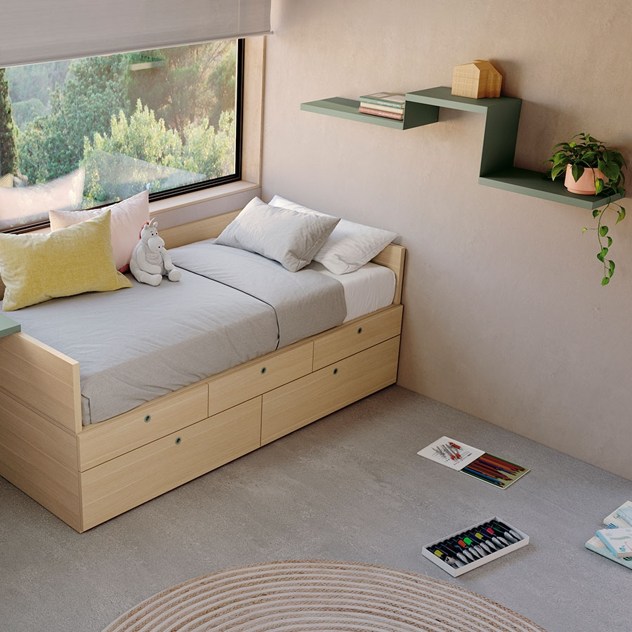Zona estantería Muebles Lara