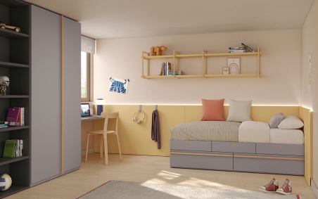 Dormitorio juvenil de la colección Antaix