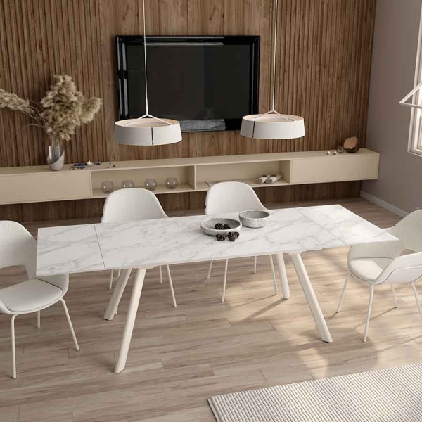 Mesa extensible Tasman | Mesas porcelánicas en Muebles Lara