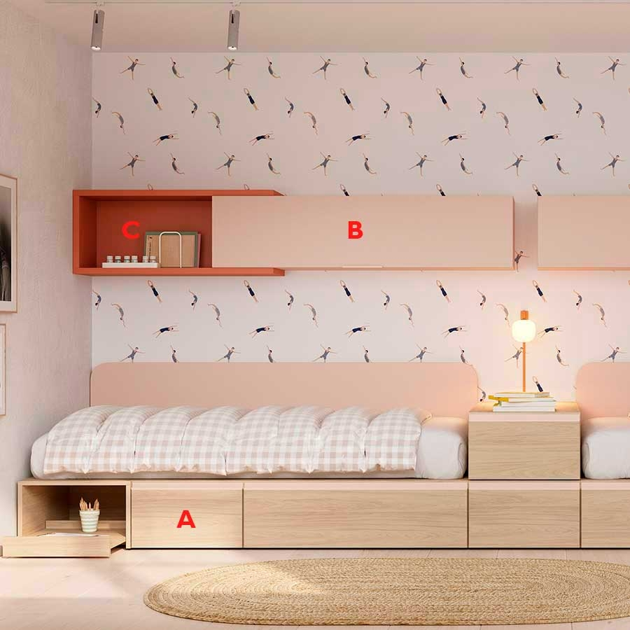 Dormitorio juvenil moderno