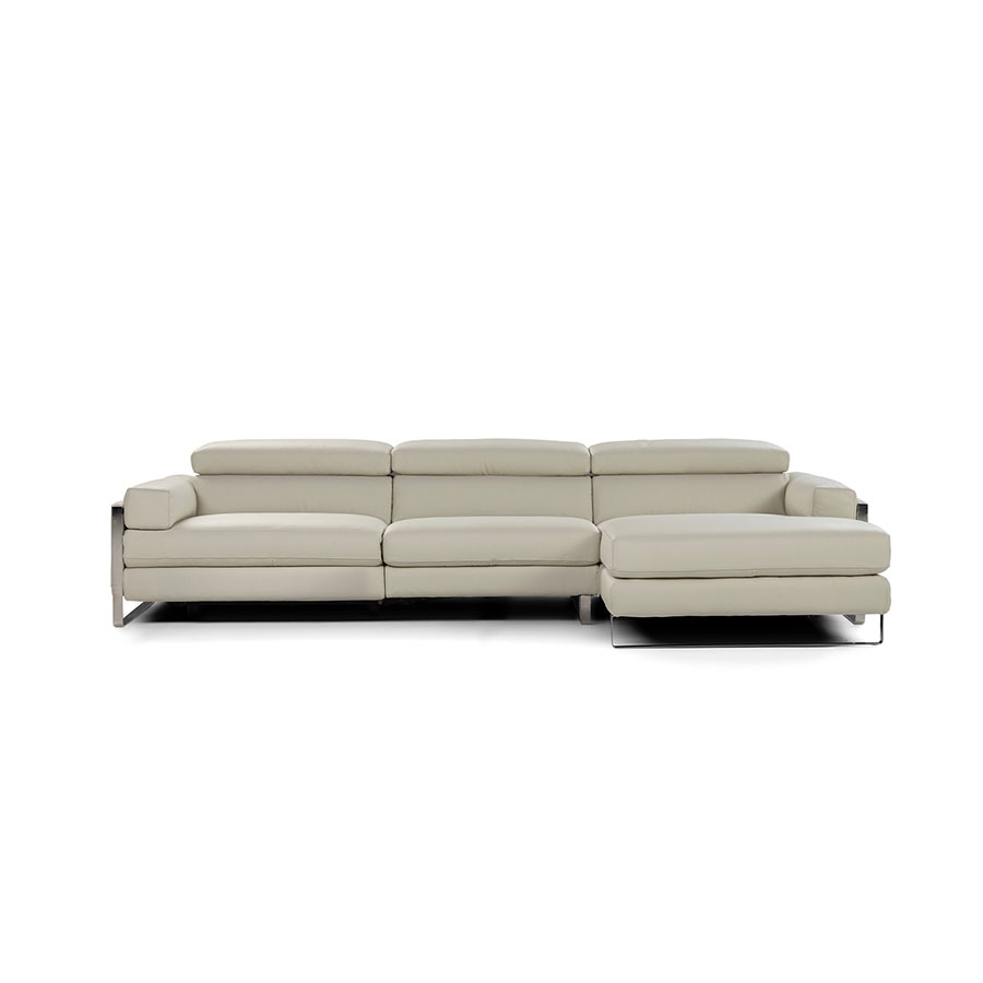 Chaiselongue tapizada en piel