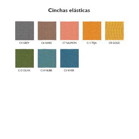 Acabados cinchas elásticas de la marca jotajotape