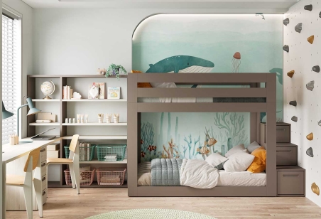 Habitación con litera