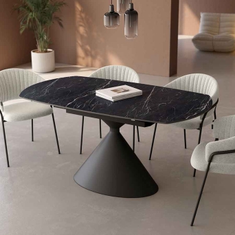 Mesa ovalada extensible Rin 2