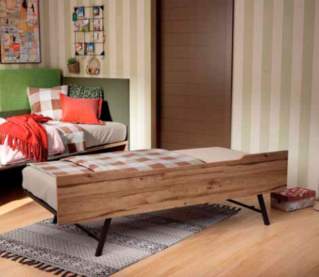 Dormitorio juvenil con cama nido