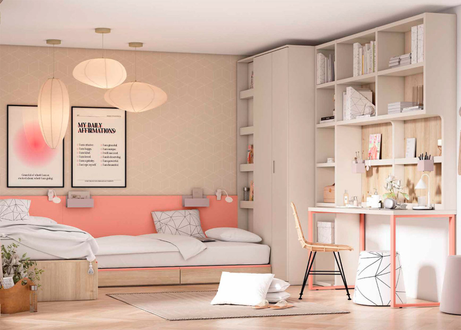 Habitación juvenil doble Muebles Ros