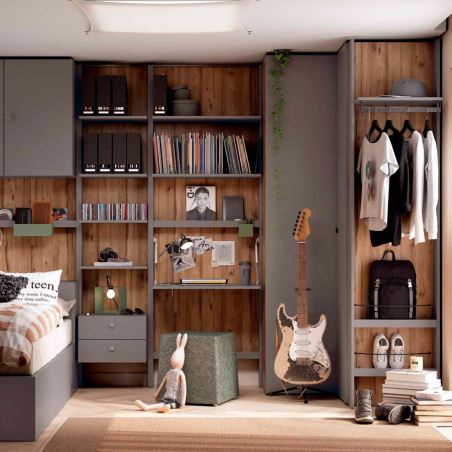 Habitación juvenil completa