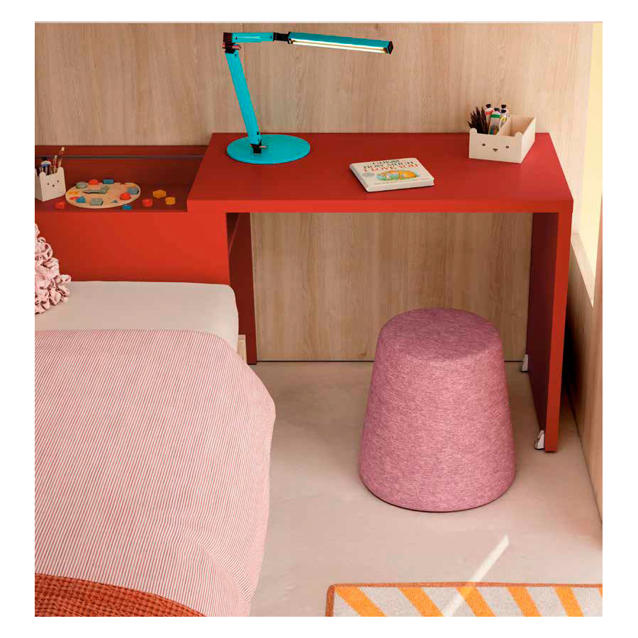 Habitación juvenil con escritorio extraíble Delulu 44
