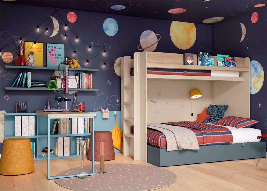 Dormitorio juvenil Delulu Muebles Ros