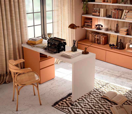 Habitación juvenil con escritorio