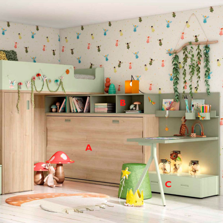 Dormitorio juvenil Muebles Ros en Muebles Lara