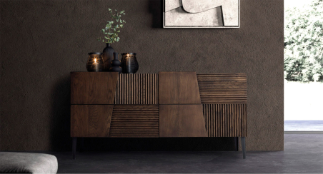 Cómoda Design en madera maciza de roble