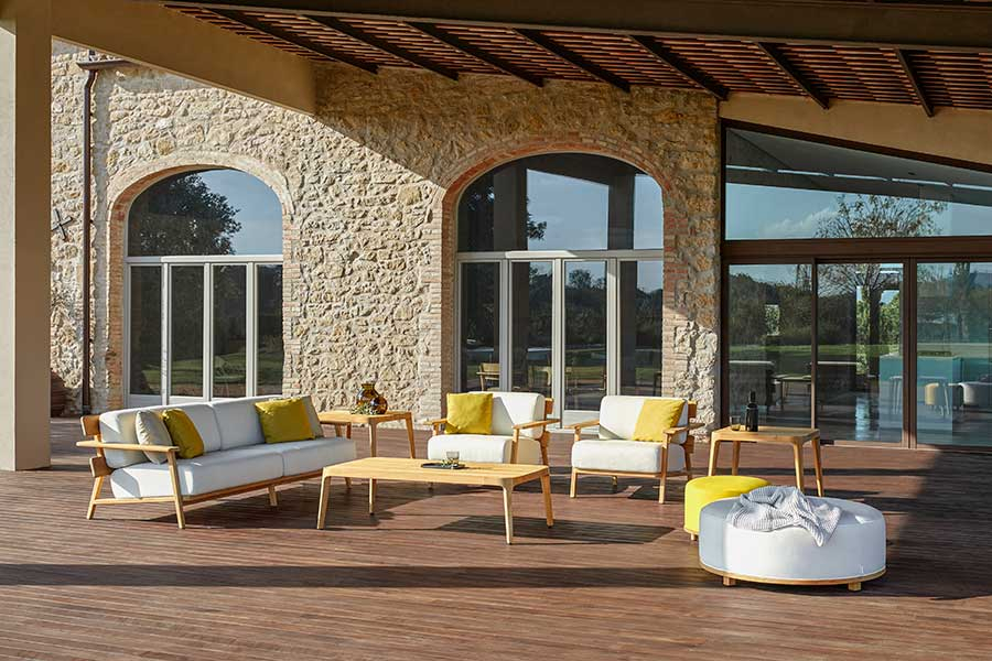 Sillón Paralel teca
