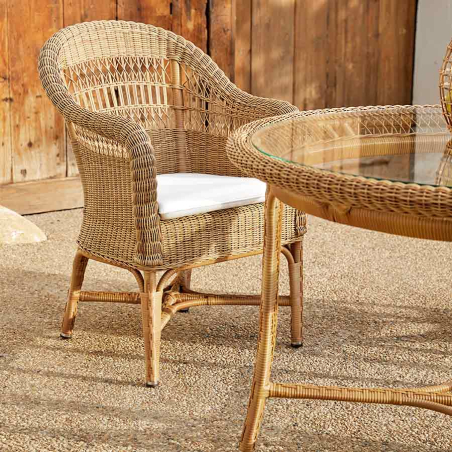 Sillón trenzado Alga