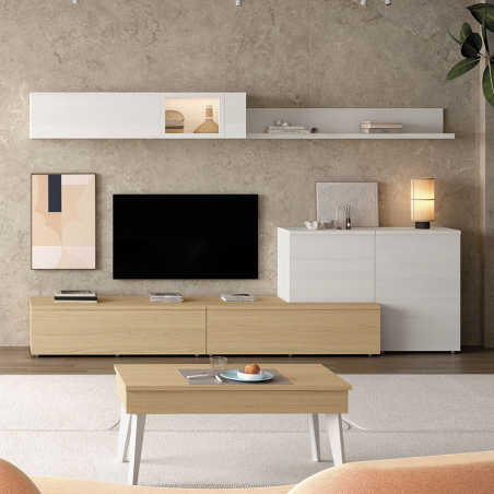Salón Neo 301, fabricada en melamina de primera calidad