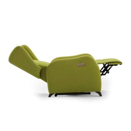 Sillón orejero Derby de estilo contemporáneo con mecanismo eléctrico relax