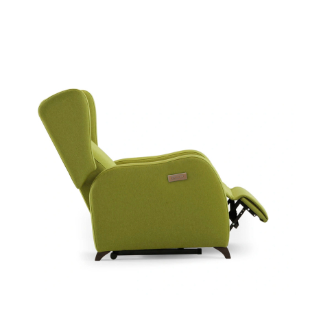Sillón reclinable eléctrico Derby tapizado en tela