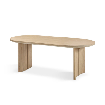Mesa Catania fabricada en madera maciza de acacia en medida 160cm. 2
