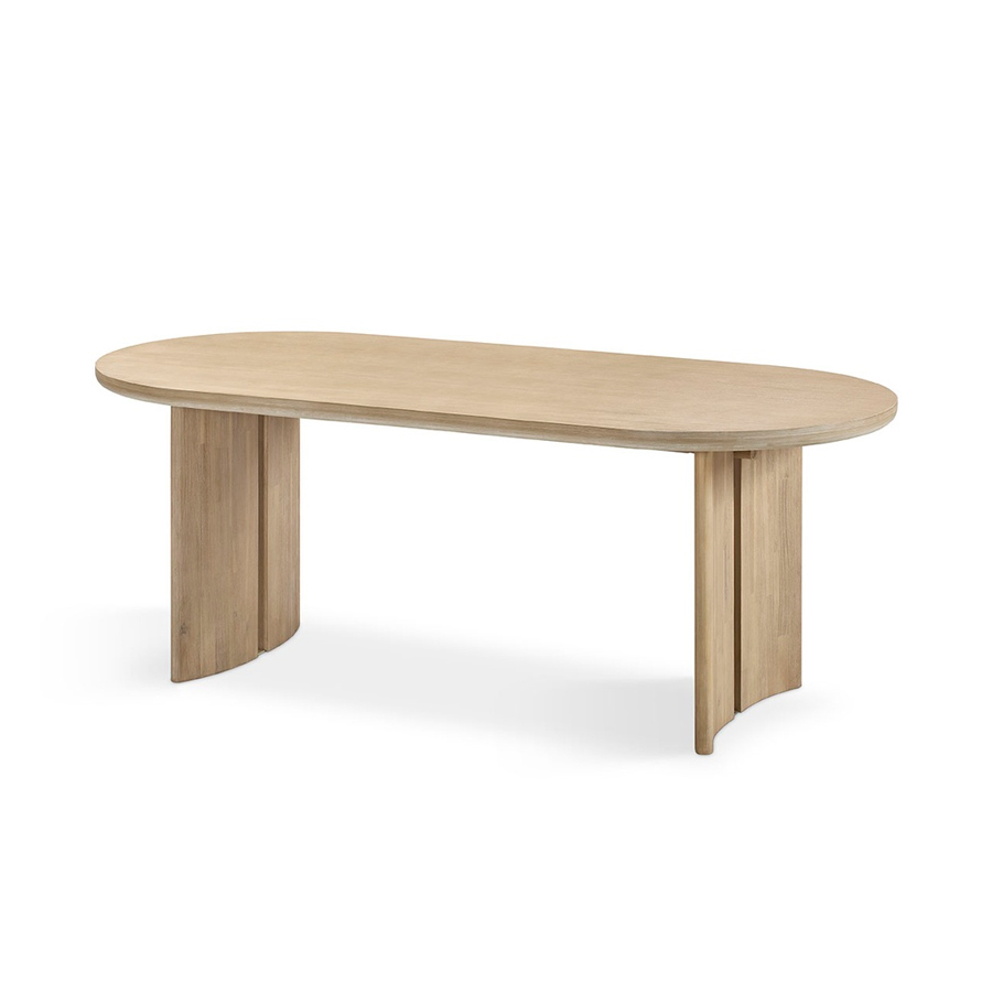 Mesa Catania fabricada en madera maciza de acacia en medida 200cm.