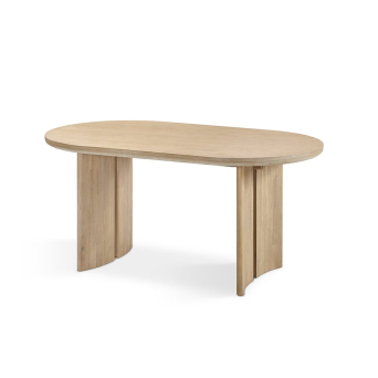 Mesa Catania fabricada en madera maciza de acacia en medida 160cm.