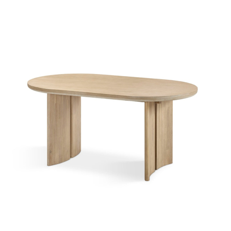 Mesa Catania fabricada en madera maciza de acacia en medida 160cm.