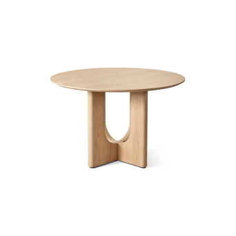 Mesa DT-528 fabricada en chapa de roble natural 2