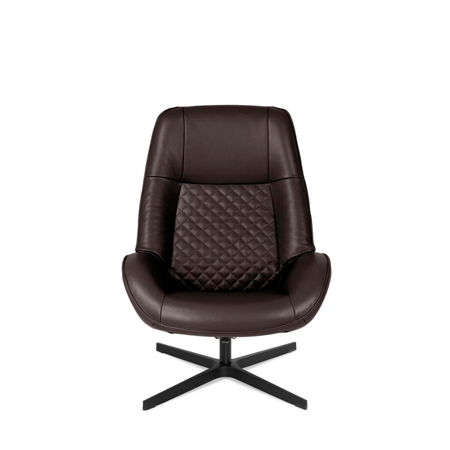 Sillón Bordeaux piel