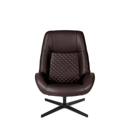 Sillón Bordeaux piel
