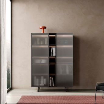 Mueble contenedor Sense 08 con patas metálicas de la firma Kroma