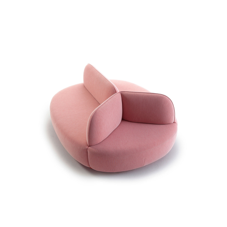 Sofá La Isla de la firma Sancal en medida de 192cm. color rosa