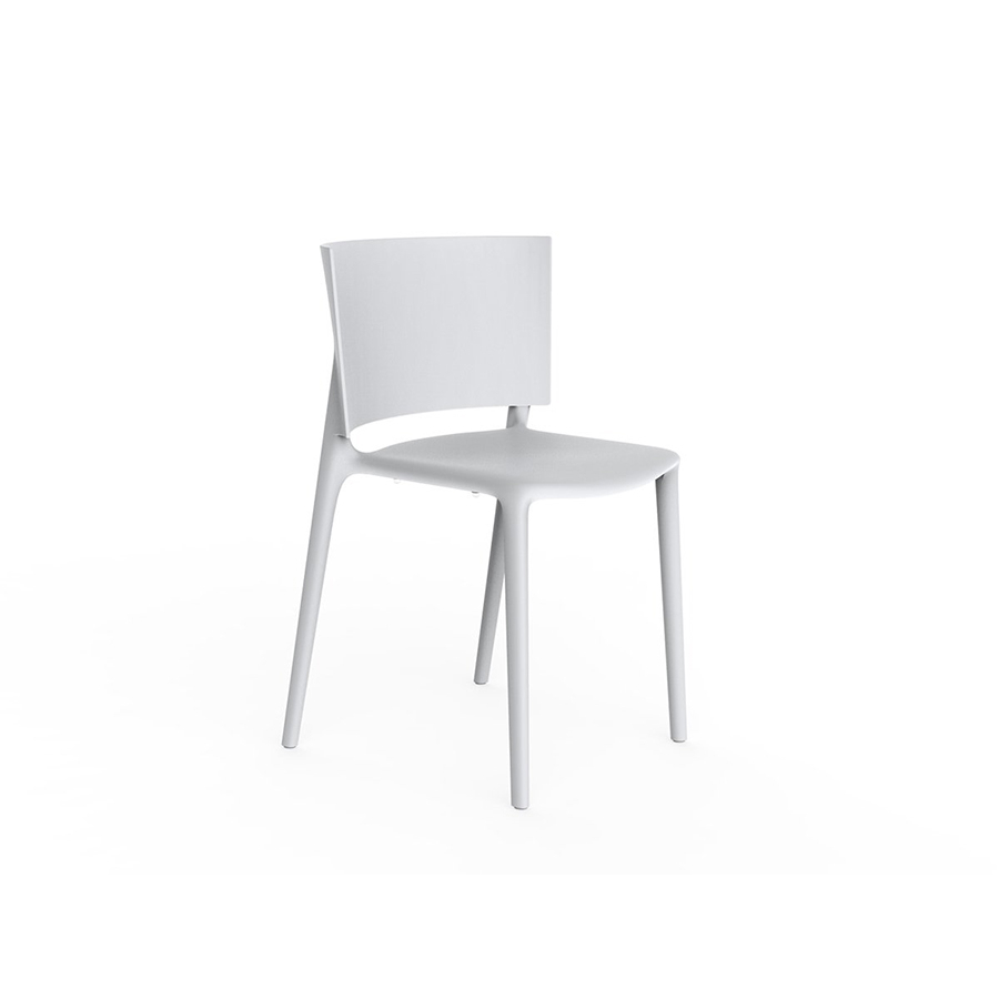 Silla África de Vondom de polipropileno blanco