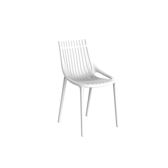 Silla Ibiza de Vondom de polipropileno vista de perfil