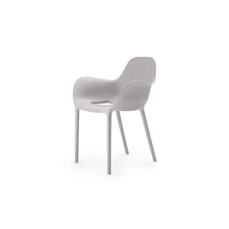 Silla Sabinas de Vondom en polipropileno acabado beige