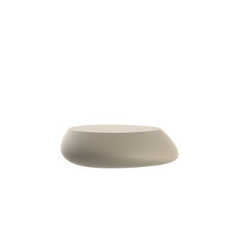 Mesa baja Stone de Vondom, en polietileno