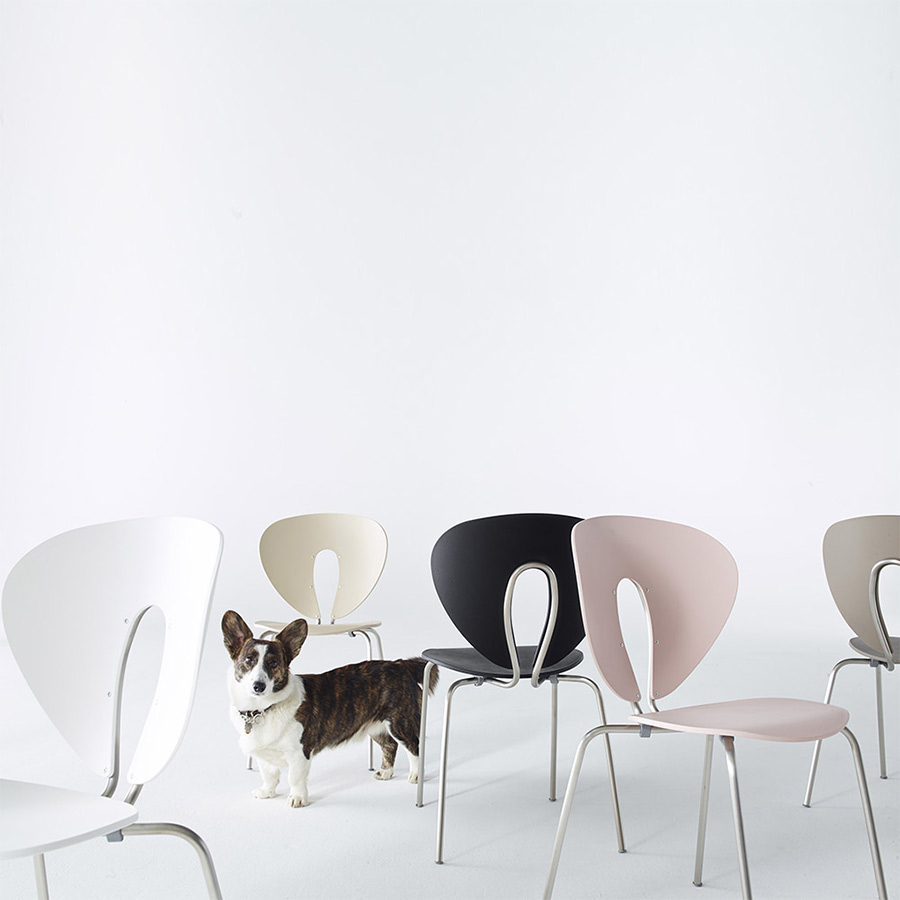 Silla Globus exterior de Stua de acero inoxidable y asiento de polipropileno colores disponibles