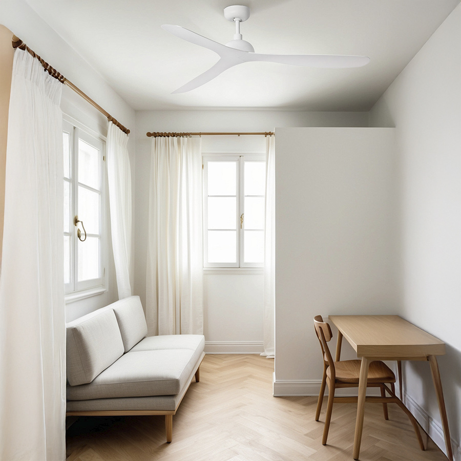 Vista en ambiente del Ventilador de techo Gotland de Faro Barcelona