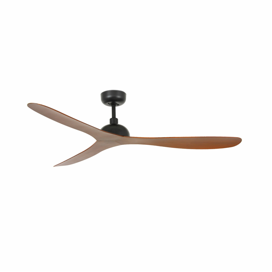 Ventilador de techo Gotland de Faro Barcelona acabado negro nogal