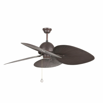 Ventilador de techo Cuba de Faro Barcelona, acabado dorado viejo 2
