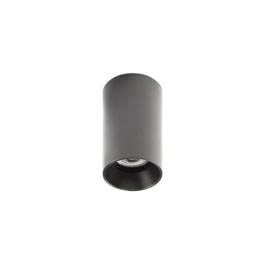 Lámpara Plafón Stan de Faro Barcelona, acabado negro, fabricada en aluminio