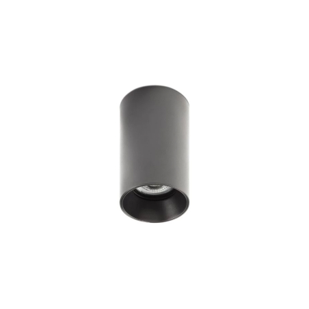 Lámpara Plafón Stan de Faro Barcelona, acabado negro, fabricada en aluminio