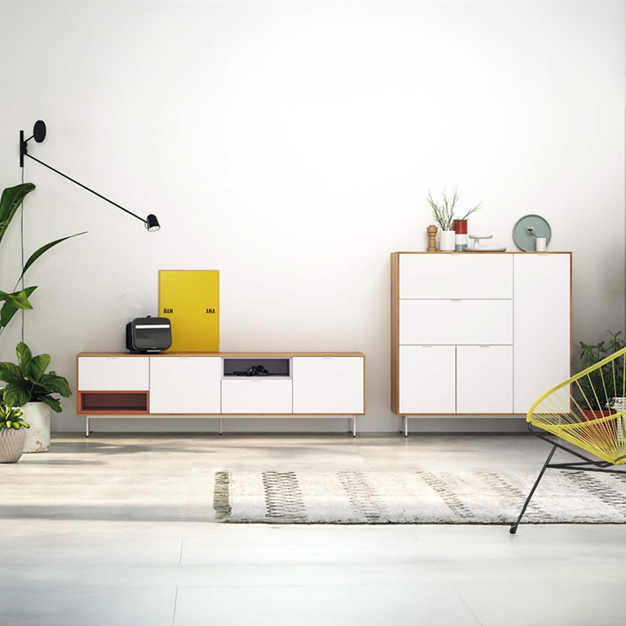 Composición de salón de la colección Natur de Tegar