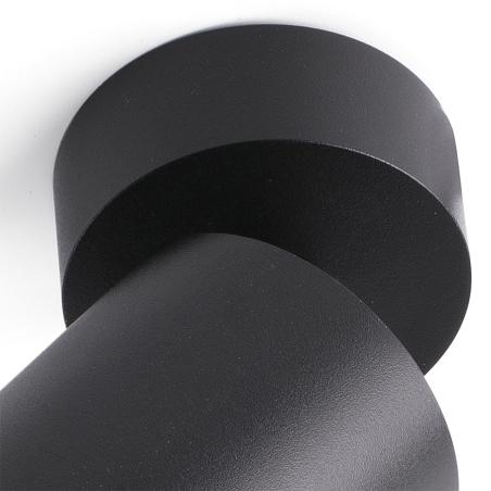 Detalle de la Lámpara proyector Stan de Faro Barcelona, en negro mate