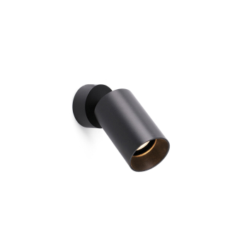 Lámpara proyector Stan de Faro Barcelona, acabado dorado satinado y negro mate 2