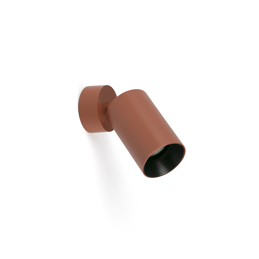 Lámpara proyector Stan de Faro Barcelona, acabado terracota