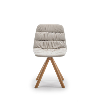 Comprar online Silla Maarten de Viccarbe con base giratoria y estructura de metal 2